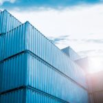 Containers,Cargo,Shipping.,Handling,Of,Logistic,Transportation,Industry.,Cargo,Container