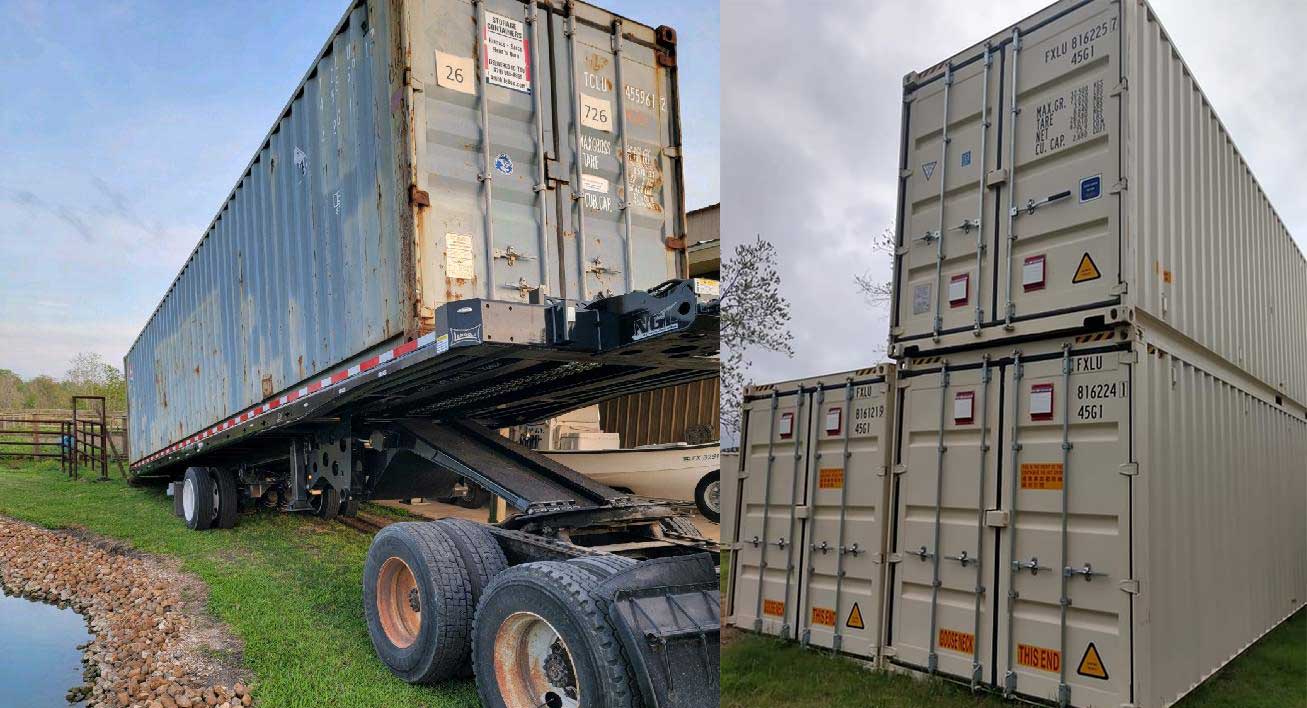 Storage Container Delivery - Portable Shipping Container Transportation